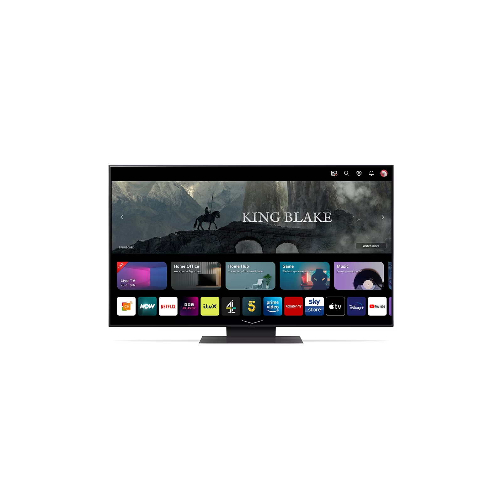 Televizor LED Smart LG 55UR91003LA, Ultra HD 4K, HDR, 139cm, Clasa F, Gri