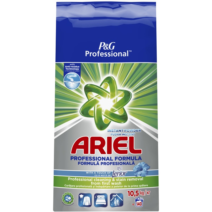 Pachet promo: 2 x Detergent Ariel Professional Fresh 140 spalari, 10.5Kg