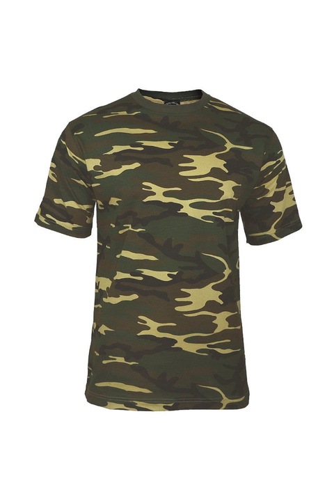 Mil-Tec Férfi Póló T-Shirt, Zöld. szürke. barna