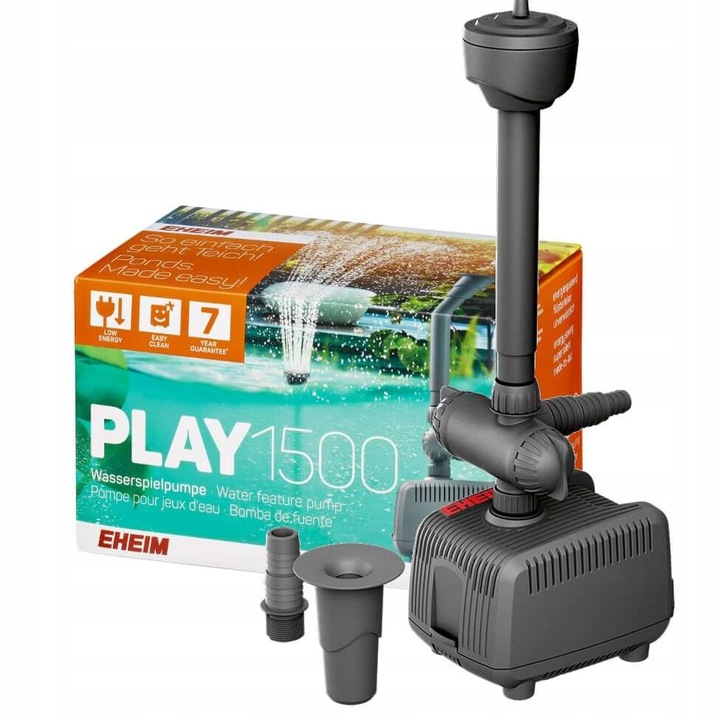 Pompa de apa, Eheim, 1500l/h, 15w, Negru