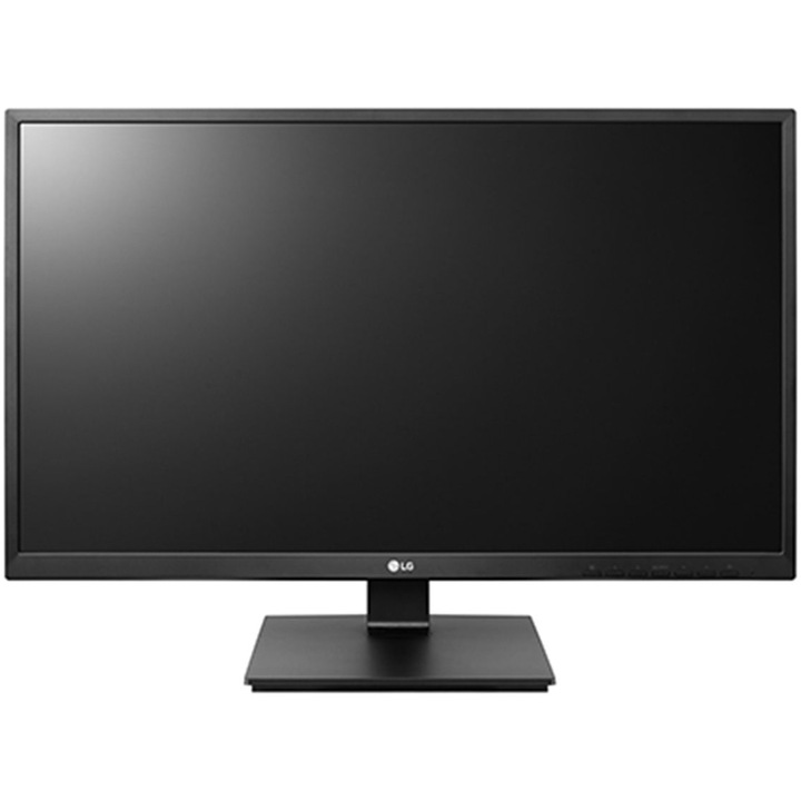 Monitor LED IPS LG 23.8", Full HD, Display Port, 75Hz, Pivot, Negru, 24BK55YP-I.BEU