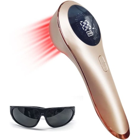Laser terapeutic profesional, Tratamentul Durerii, Terapie de reabilitare, Regenerarea nervilor, Stomatologie, ORL, Reumatism articular/degenerativ, Vindecarea ranilor, JN-600, auriu