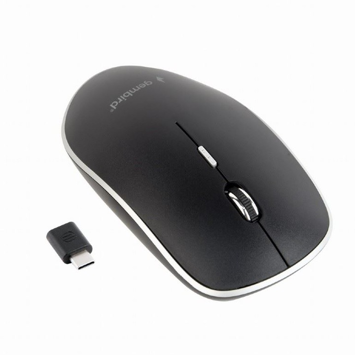 Mouse optic, Gembird, 1600DPI, Negru