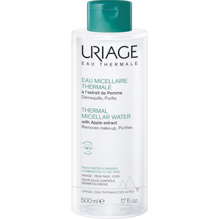 Apa micelara termala pentru ten cu tendinta de ingrasare, Uriage, 500 ml