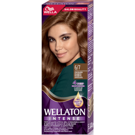 Vopsea de par permanenta Wellaton 6/7 Ciocolatiu Magnetic, 110 ml