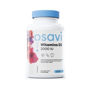 Supliment alimentar vitamina D3, Osavi, 2000UI, 120 capsule