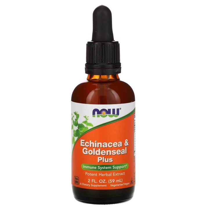 Suport pentru sistemul imunitar , Now foods, Extract plante medicinale, 59 ml