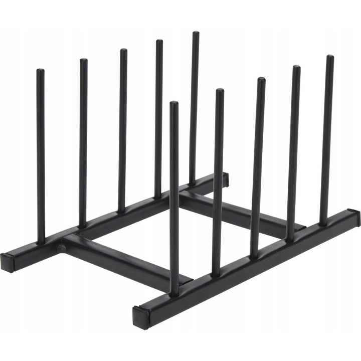 Scurgator vase, Koopman, Metal 20x12x12.5 cm, Negru