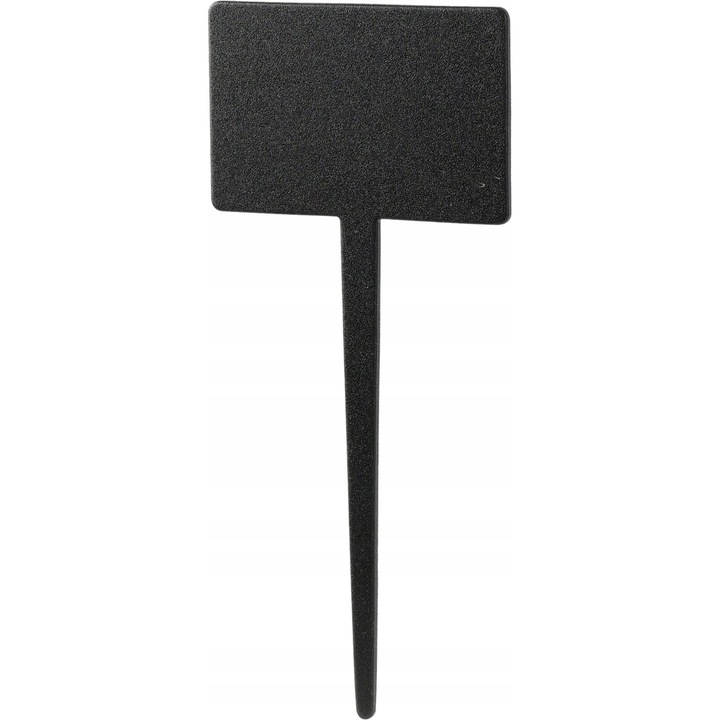 Set tablite pentru etichetarea plantelor cu marker, Koopman, 5 bucati, negru, 15cm