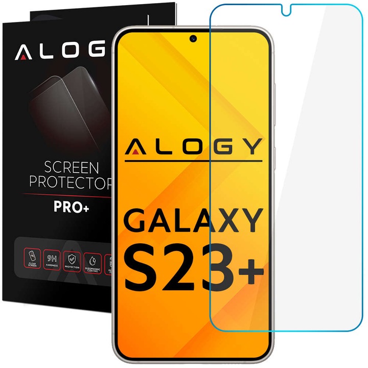 Скрийн протектор Alogy Screen Protector PRO+ от 9H безопасно стъкло за Samsung Galaxy S23 Plus