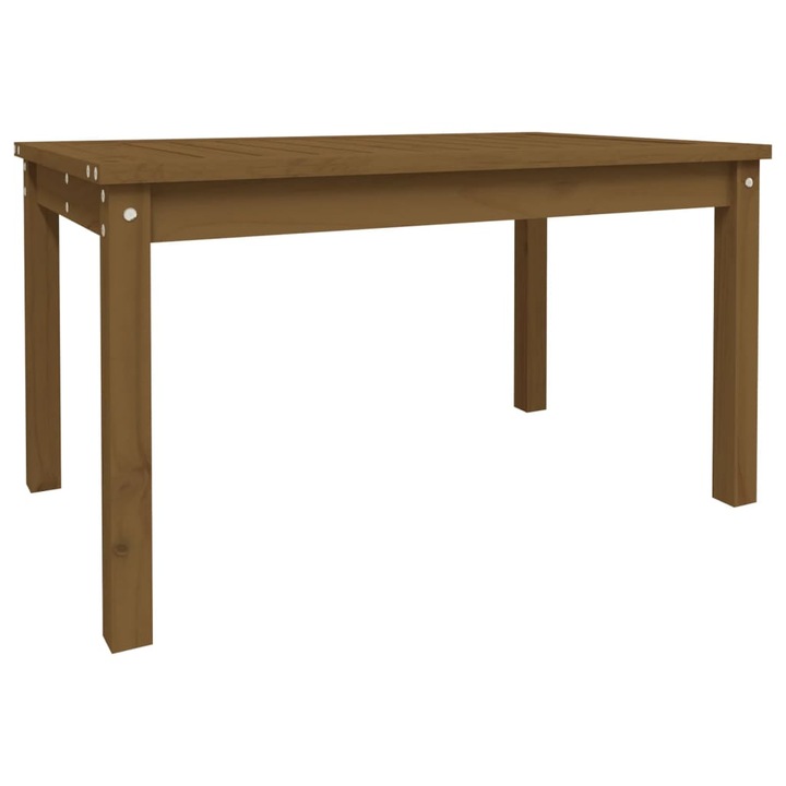 Градинска маса vidaXL, Меденокафява, 82,5x50,5x45 см, Борово дърво масив, 4.55 Kg