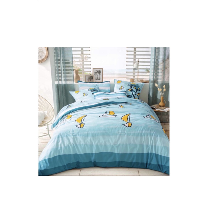 Комплект за единично легло, Hamam, Bluesea
