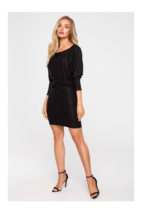 Made of Emotion Női mini ruha Sona M723 fekete, Fekete