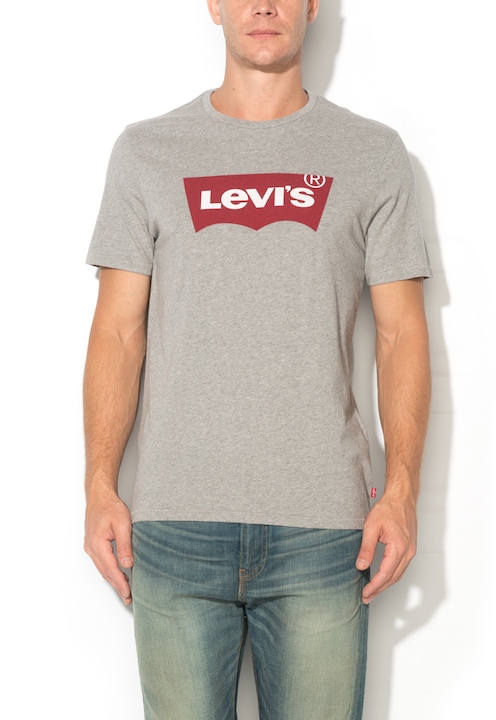 Levi's, Тениска в сив меланж с лого