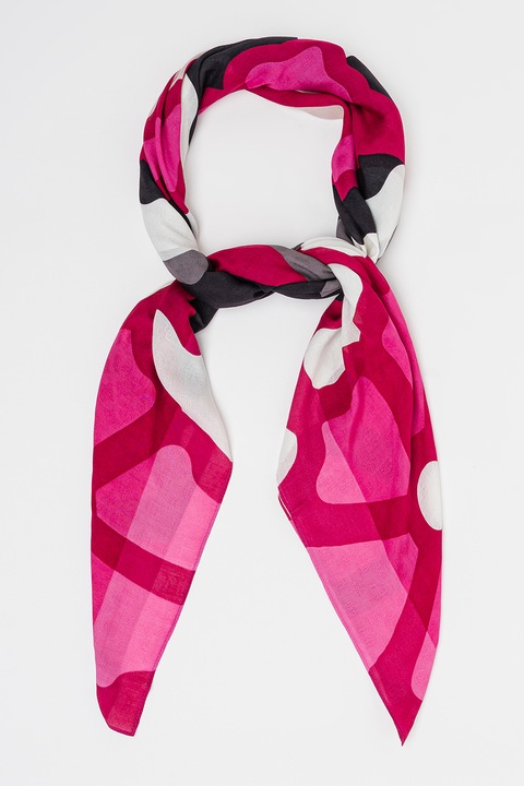 Guess, Sál nyomtatással, fehér, fukszia, fekete