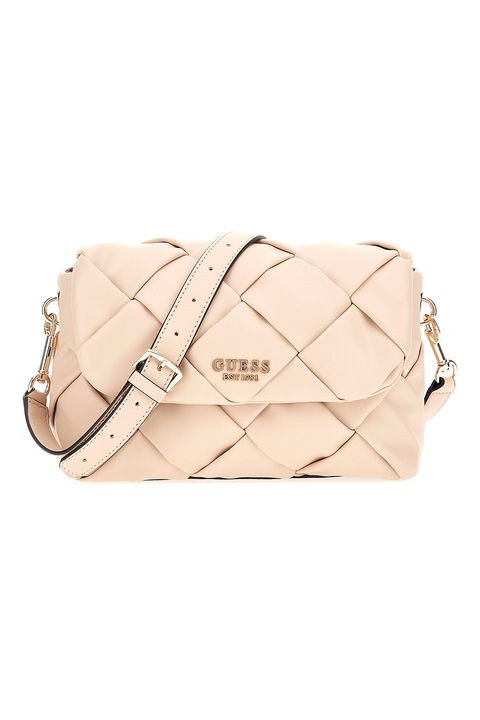 Дамска чанта Guess, Zaina, Екологична кожа, Peach