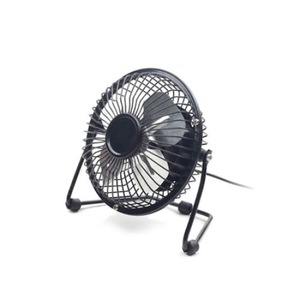 Mini ventilator electric de masa, 15 cm, Negru