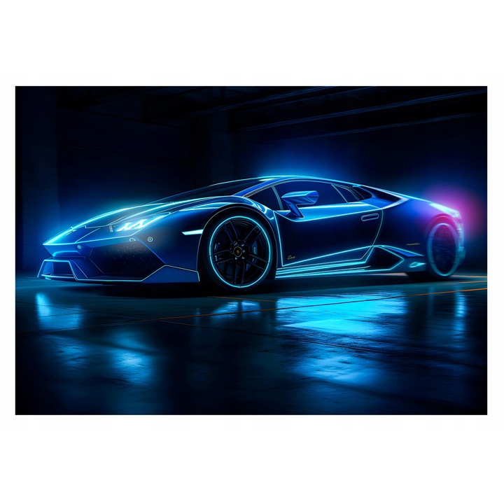 Gyerek fotótapéta Car Young car 416x254 cm, Nem szőtt Tapéta