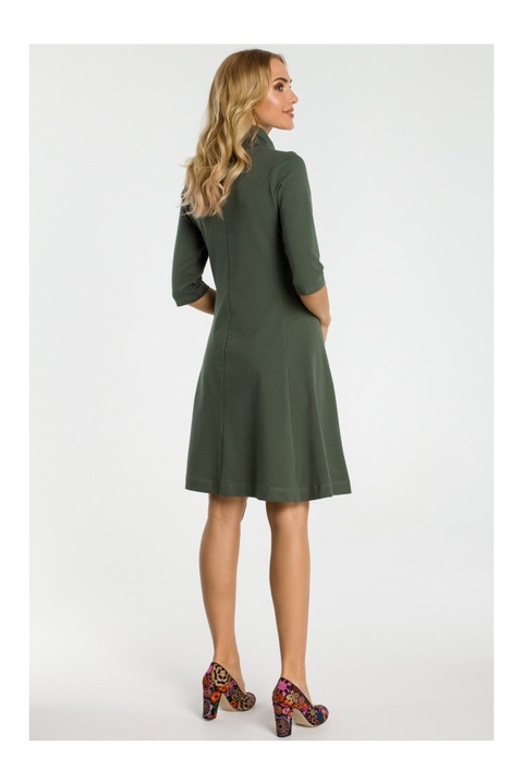 Made of Emotion Női estélyi ruha Youdron M349 katonai zöld, Zöld, XL