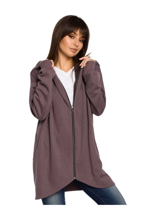 BeWear Pulover lung pentru femei Lirohn B054 maro, Maro