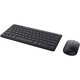 Комплект безжична/Bluetooth клавиатура + мишка, Trust LYRA, Multi-Device, US Layout, мишка 800-1600 DPI, Черен