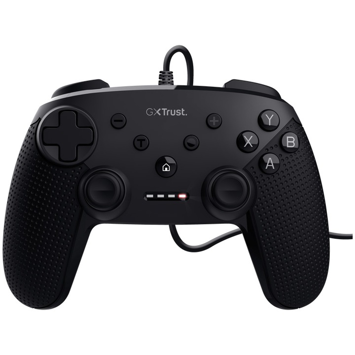Controller cu fir Trust GXT 541 Muta, Negru pentru PC, Nintendo Switch