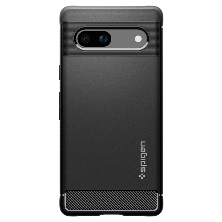 Husa Spigen Rugged Armor pentru Google Pixel 7a, culoare negru