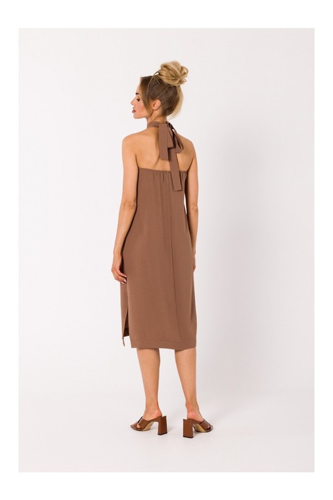 Made of Emotion Női midi ruha Gwenhwynna M736 csokoládé, Barna, M