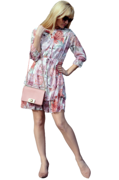 Rochie, MERRIBEL, Soxo, Poliester, Multicolor, S-M INTL