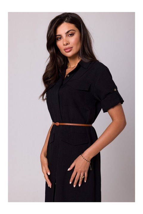 BeWear Női mini ruha Kundry B258 fekete, Fekete