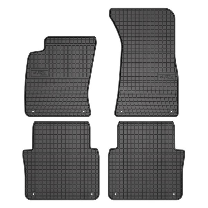 Set 4 covorase podea cauciuc FROGUM basic, fata/spate, pentru AUDI A8 D3 10.02-07.10, Sedan
