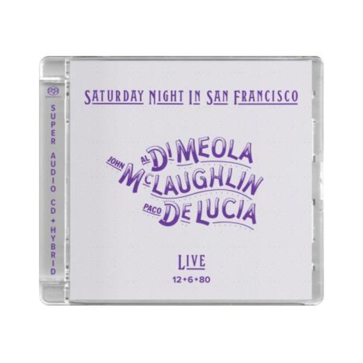 Meola/mclaughlin/de Lucia - Saturday Night In San Francisco (CD)