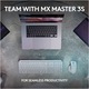 Безжична клавиатура Logitech MX Keys S, Осветление, 2.4GHz&Bluetooth,USB-C, US INTL layout, Pale Grey