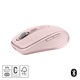 Безжична мишка Logitech MX Anywhere 3S, 2.4GHz&Bluetooth, Silent, Scroll MagSpeed, Multidevice, USB-C, Rose