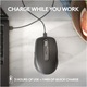 Безжична мишка Logitech MX Anywhere 3S, 2.4GHz&Bluetooth, Silent, Scroll MagSpeed, Multidevice, USB-C, Graphite Black