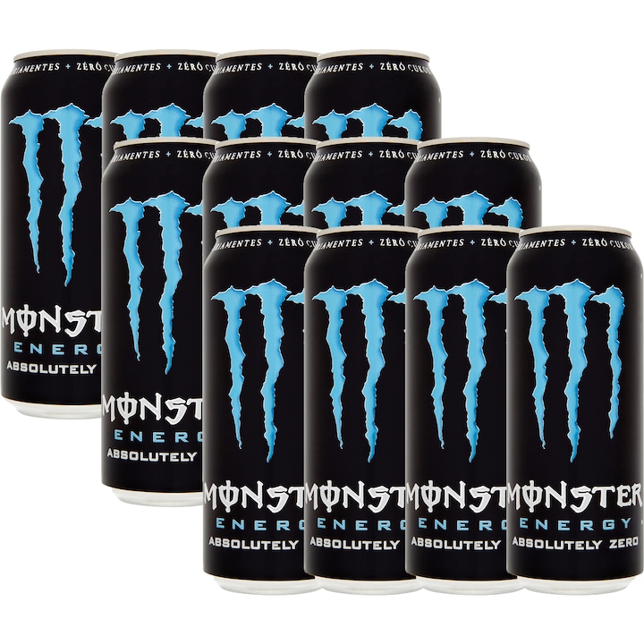 Monster Absolutely Zero szénsavas energiaital, 12x0.5l