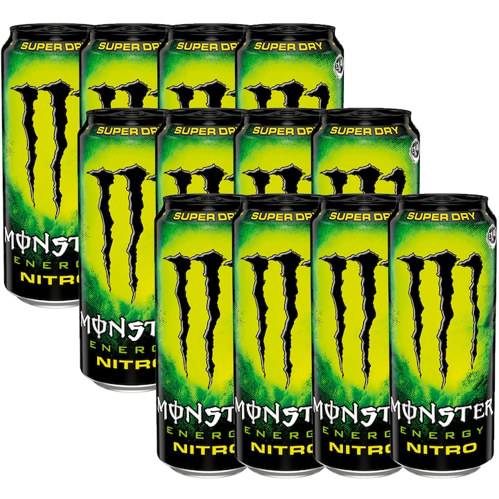 Monster Nitro szénsavas energiaital, 12x0.5l