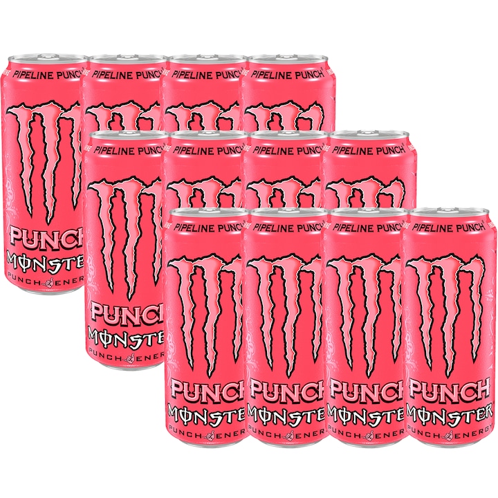 Monster Pipeline Punch szénsavas energiaital, 12x0.5l