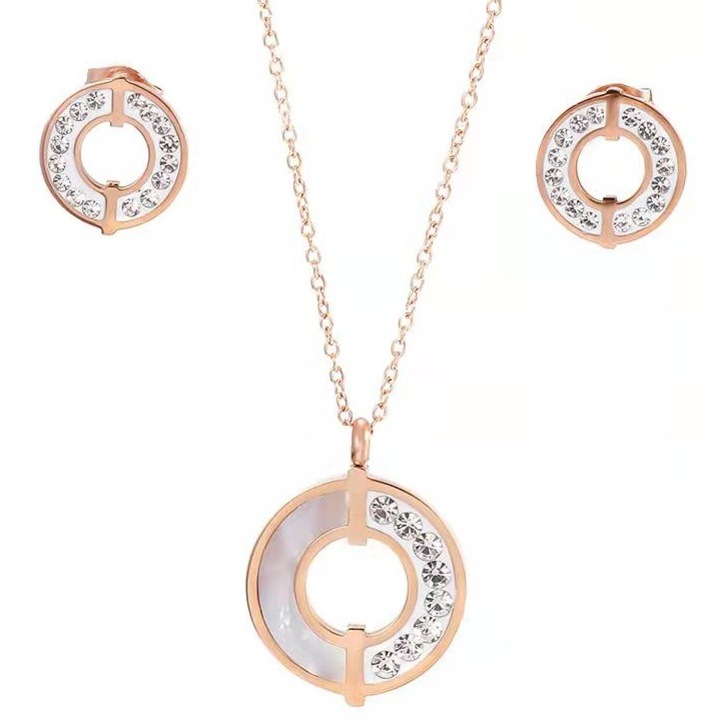 Set dama, Izmael, Otel inoxidabil, Rose Gold