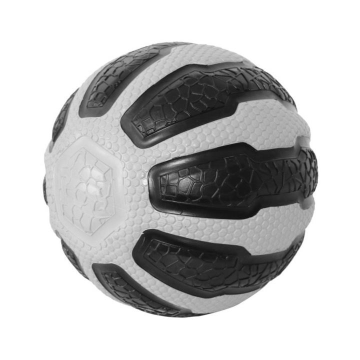 Minge medicinala, LiveUp, Cauciuc, 4 kg, Gri/Negru