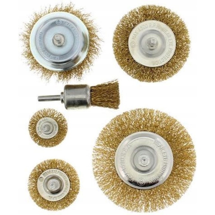 Set 6 perii pentru sfefuit, Sarma, Argintiu/Auriu