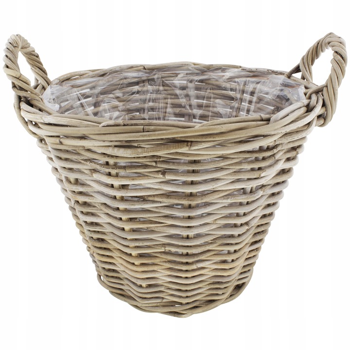 Покривало за саксии, Rattan, 39 см, Кафяв