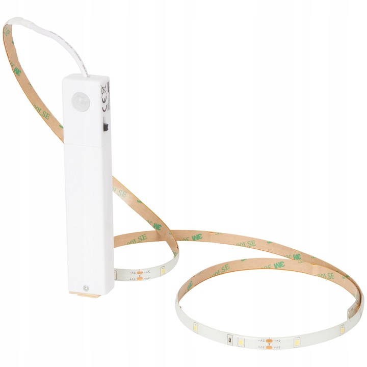 Banda LED, Zd Trading, 100cm, Senzor de miscare, Alb cald