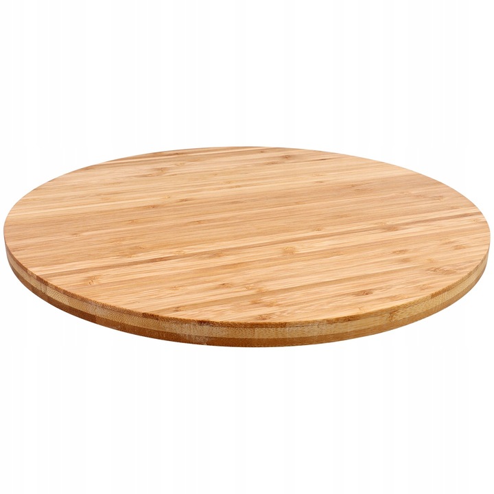 Platou rotativ Zd Trading, Bambus, 35 cm, Maro