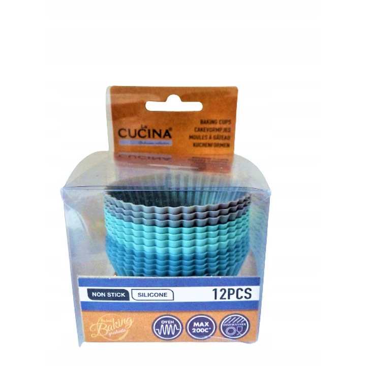 Forme rotunde pentru briose, Zd Trading, Silicon, Multicolor