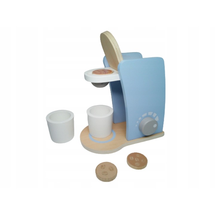 Cafetiera pentru copii, Mini Matters, Lemn, Multicolor