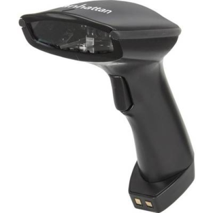 1D Vezeték nélküli Bluetooth-os USB-s kézi vonalkód olvasó szkenner CCD Manhattan 178495 (178495)