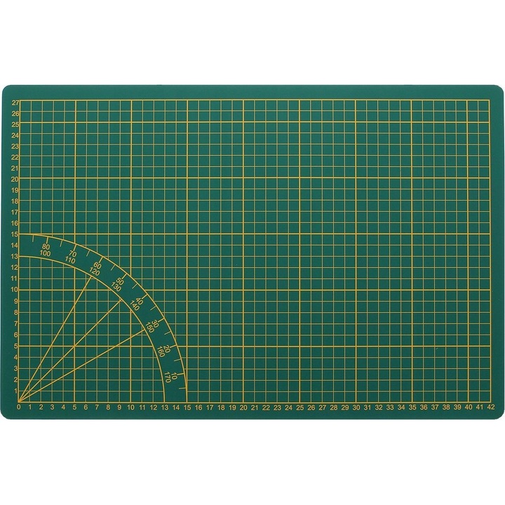 Vágódeszka, A3, zöld