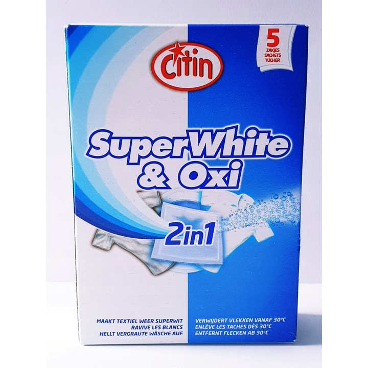 Inalbitor pentru rufe, Citin, 2in1, 5 buc - eMAG.ro
