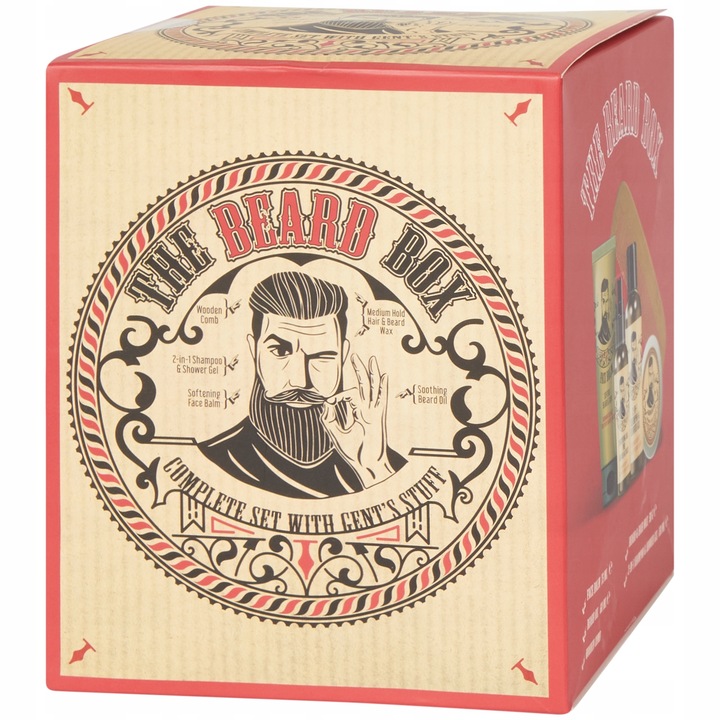 Комплект грижа за брада, The beard box, 5 бр